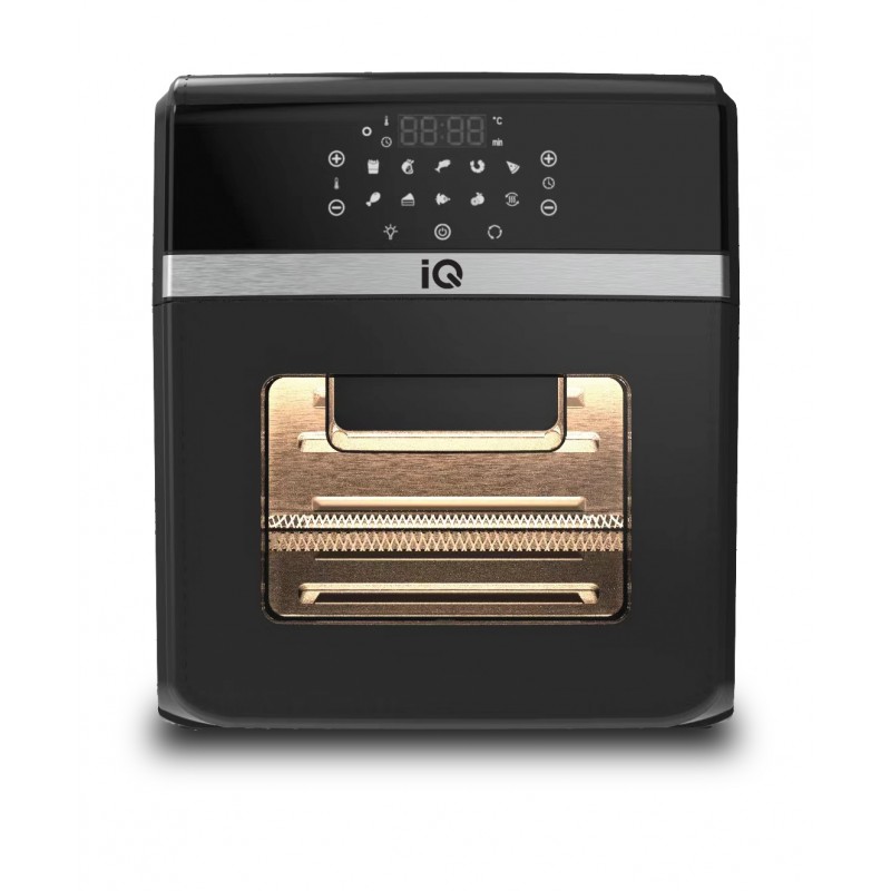 IQ AF-006 Φριτέζα Αέρος με Αποσπώμενο Κάδο XL 12lt 1800W Μαύρη 